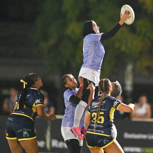 Dubai Sevens - International Open Women. UKAF (W) v Hong Kong China Dragons